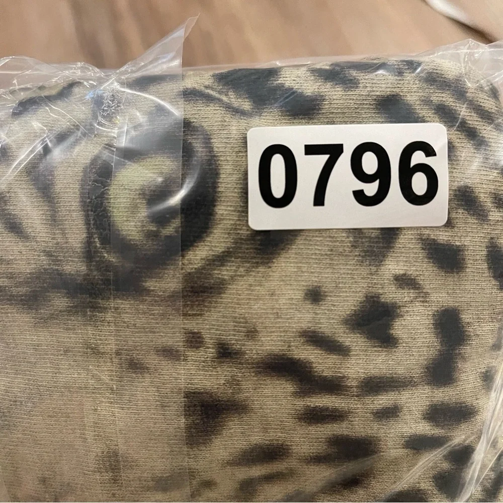 Vintage 90s Streetwear Unisex  XL Faded All Over Print Leopard T-Shirt Black AOP - Picture 7 of 7